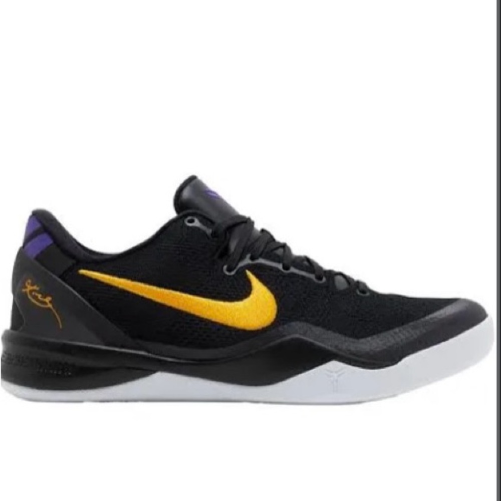 Nike Black and Gold Athletic Shoes